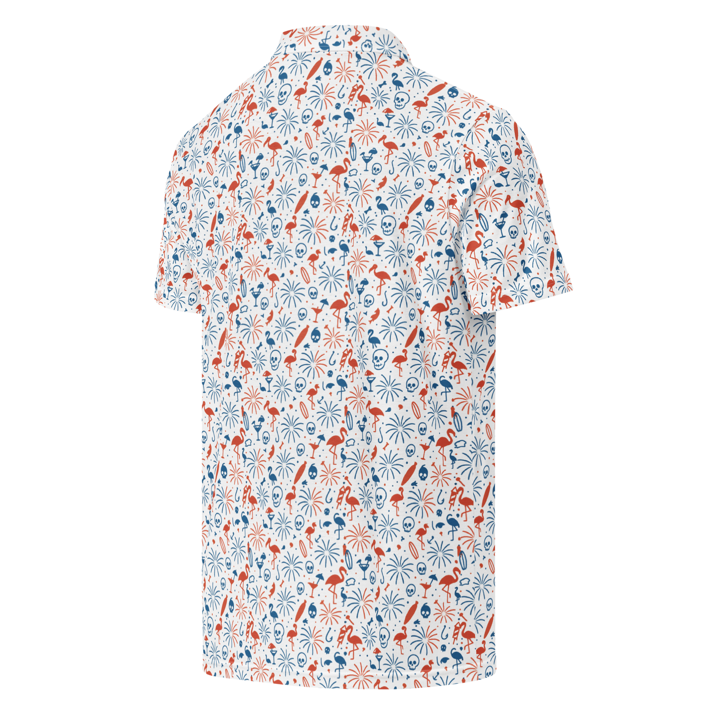 Red, White & Reckless Men’s slim fit polo