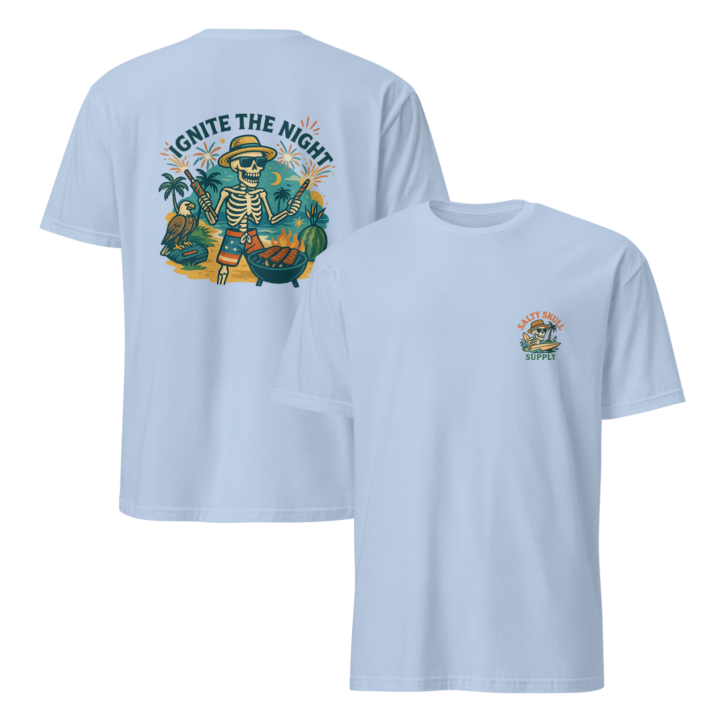 Ignite the Night – Unisex T-Shirt - By Salty Skull Supply
