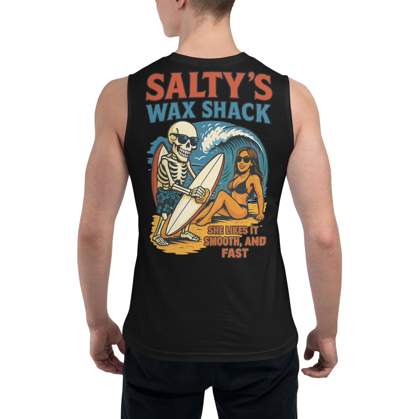 Salty’s Wax Shack Muscle Shirt
