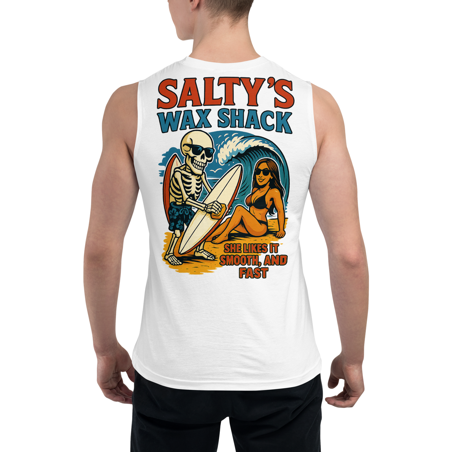 Salty’s Wax Shack Muscle Shirt