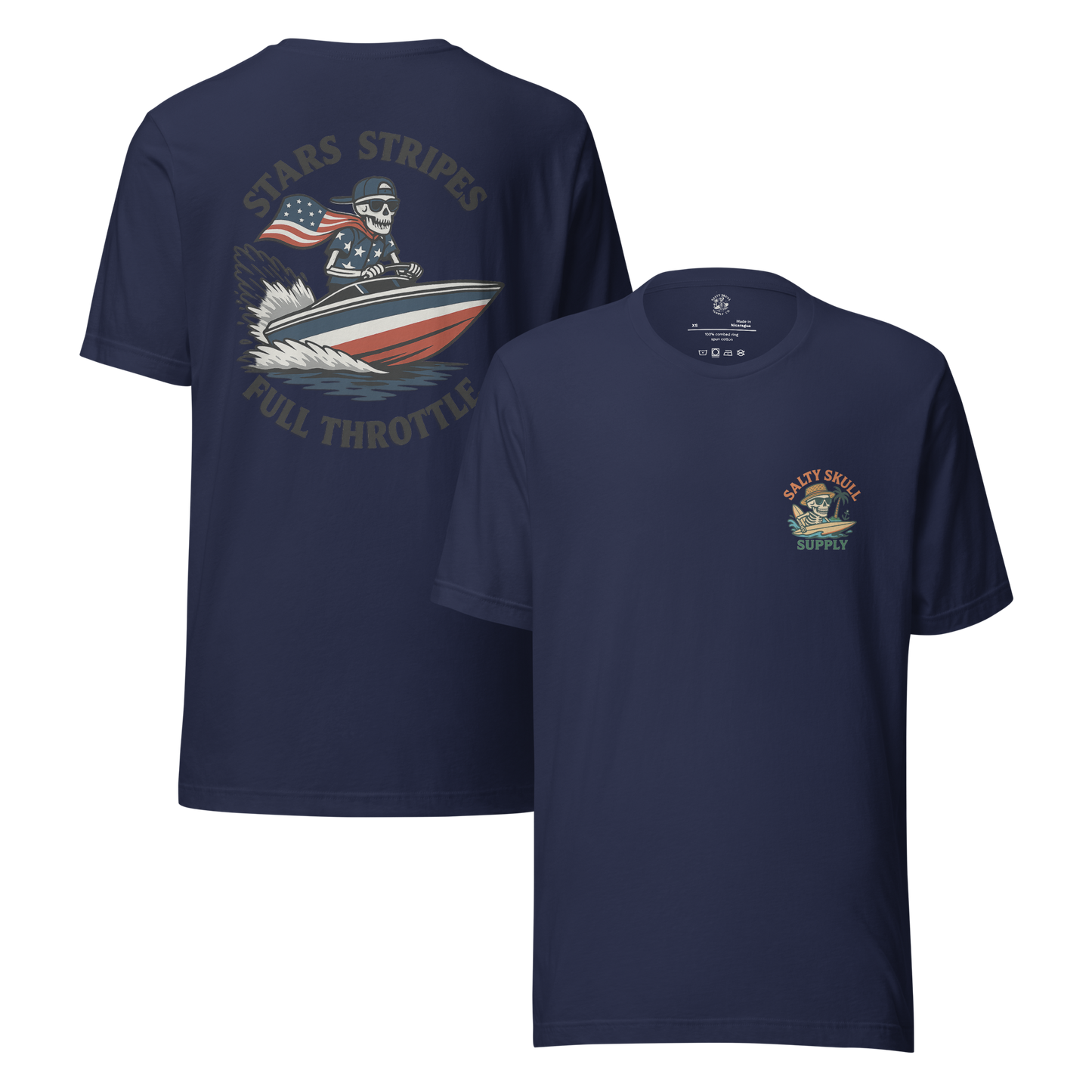Stars, Stripes, Full Throttle – T-Shirt