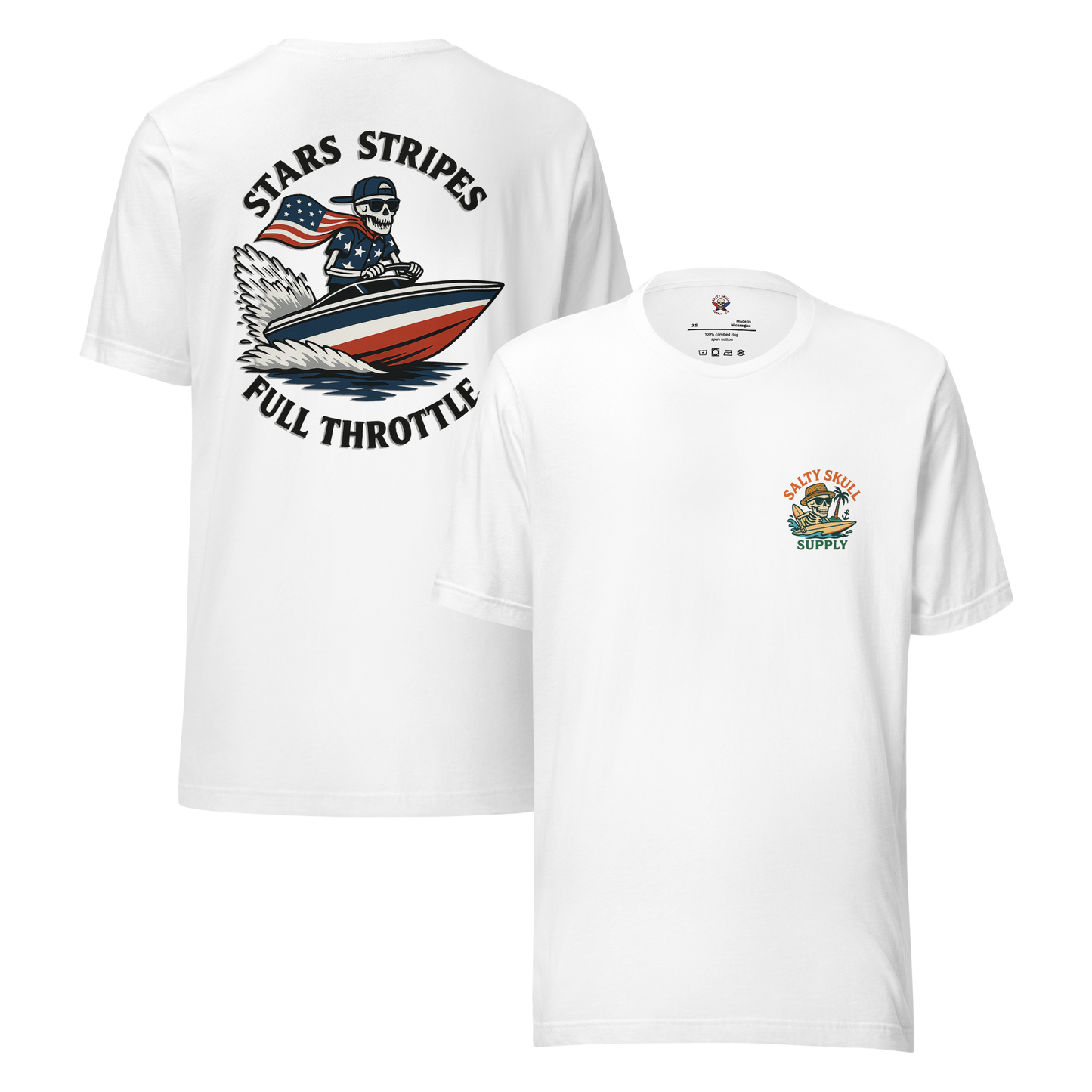 Stars, Stripes, Full Throttle – T-Shirt