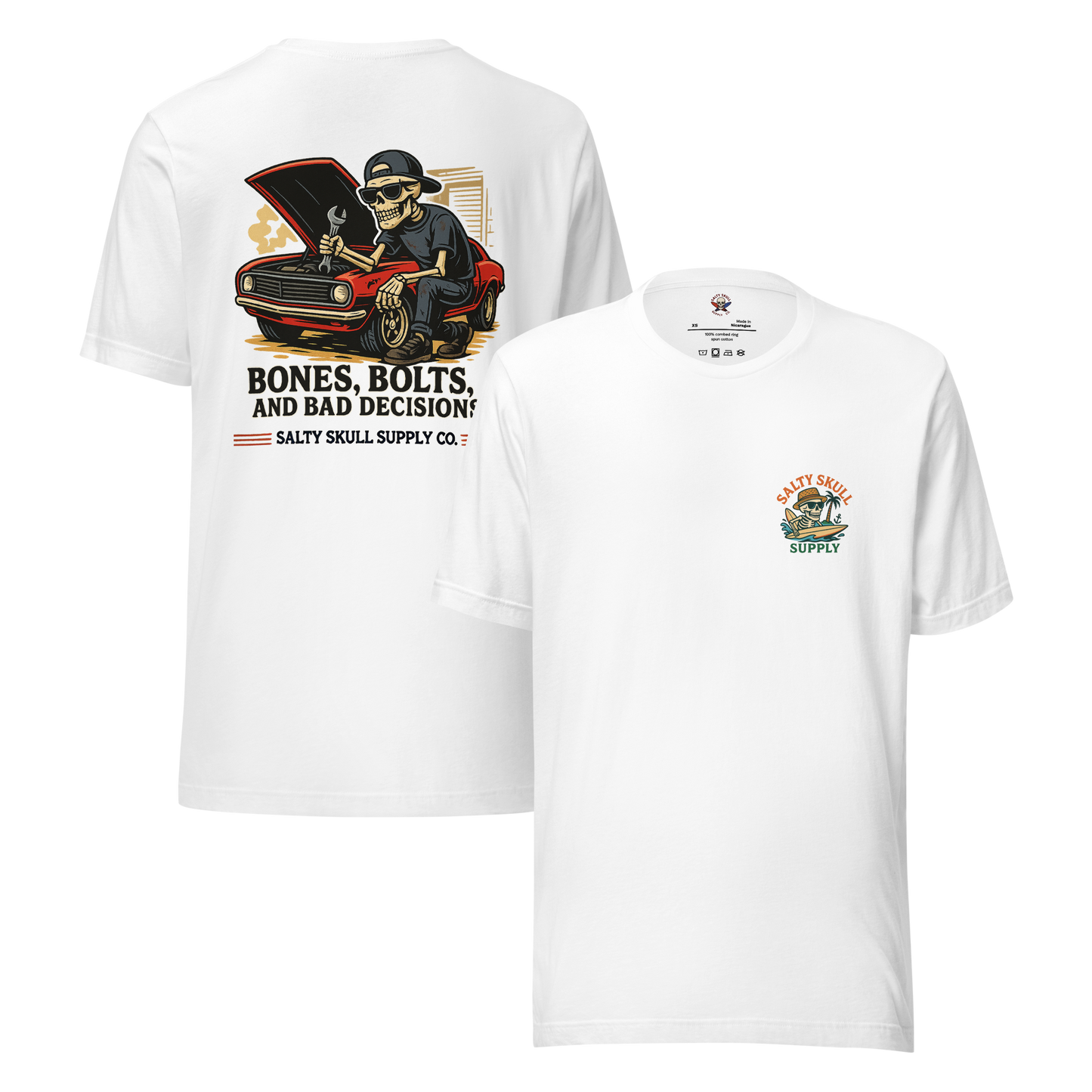 Bones, Bolts, and Bad Decisions – T-Shirt